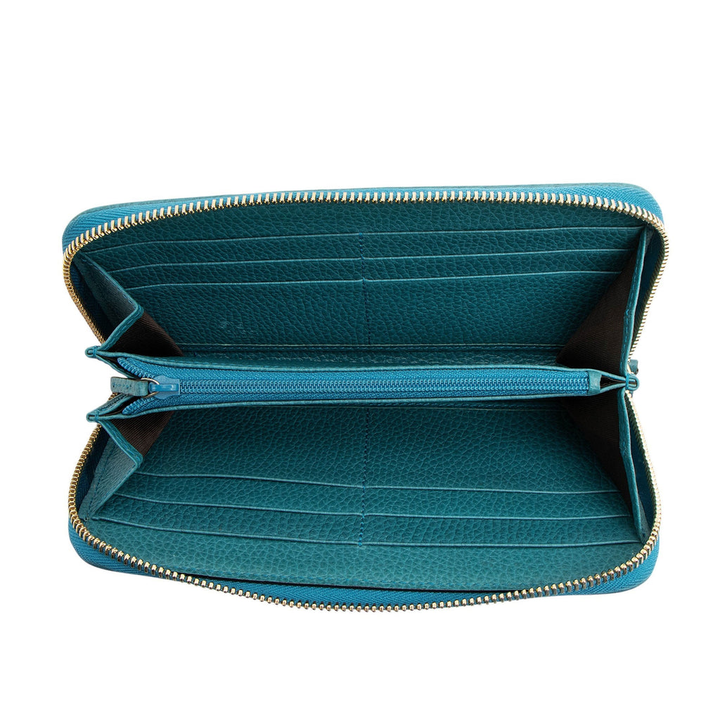 Gucci GG Canvas Zip Around Wallet