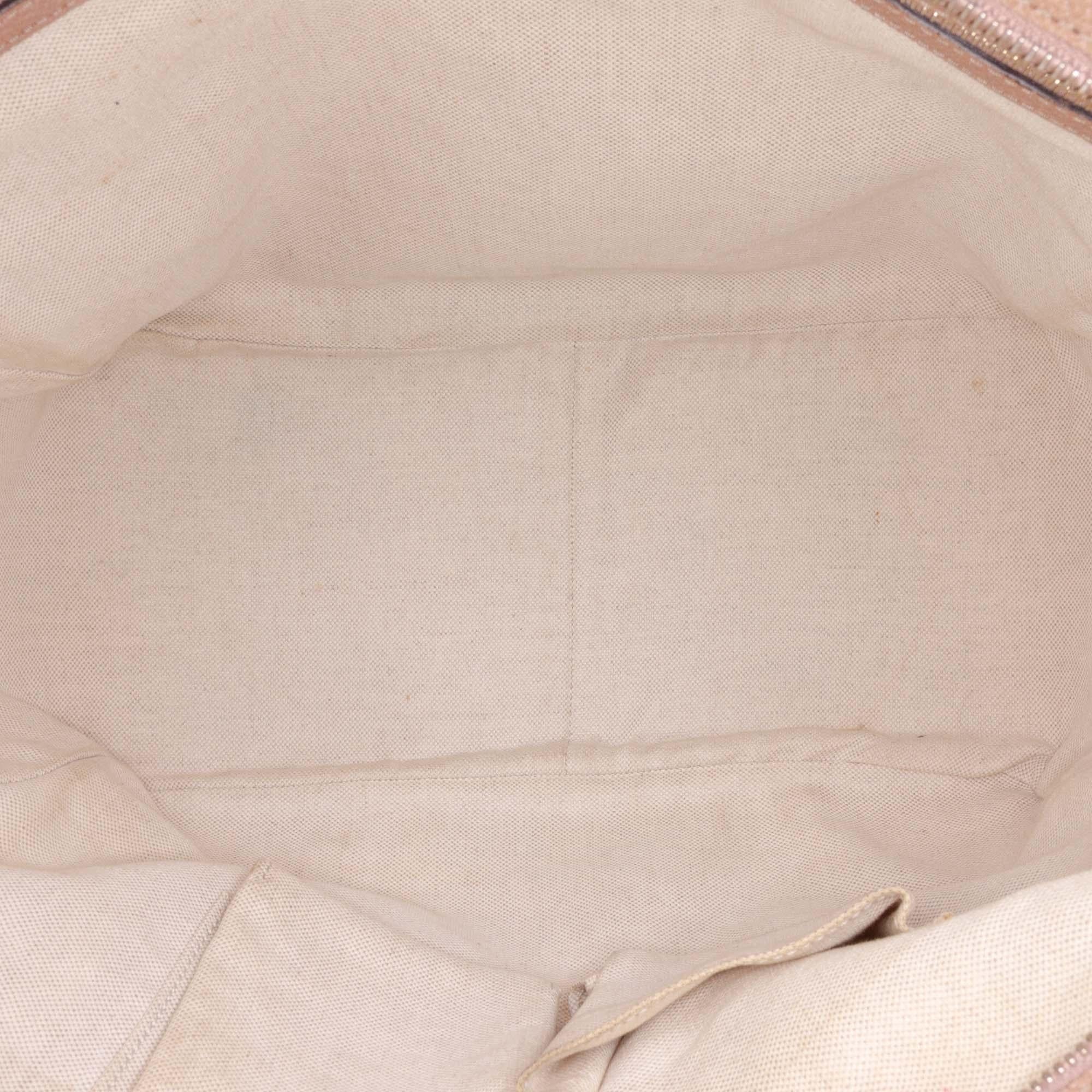 Gucci GG Canvas and Leather Bree Tote