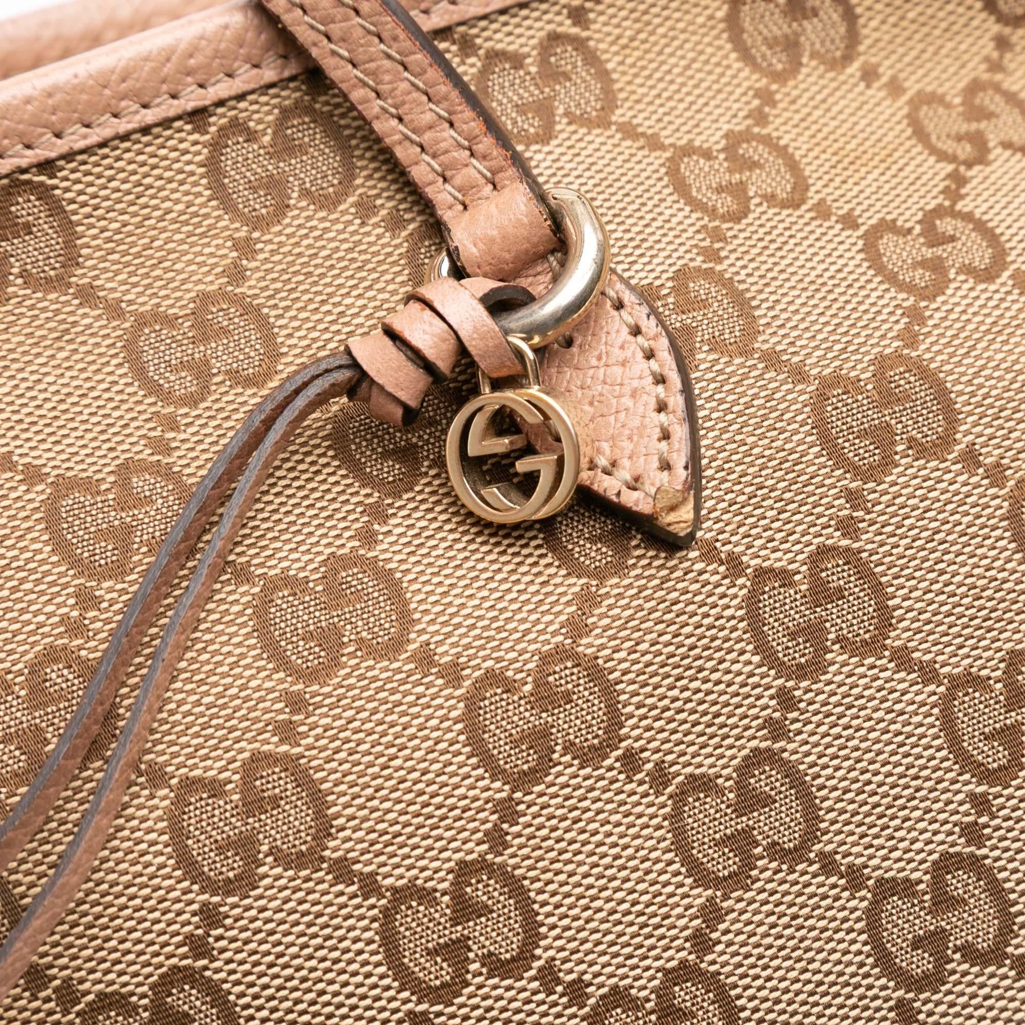 Gucci GG Canvas and Leather Bree Tote