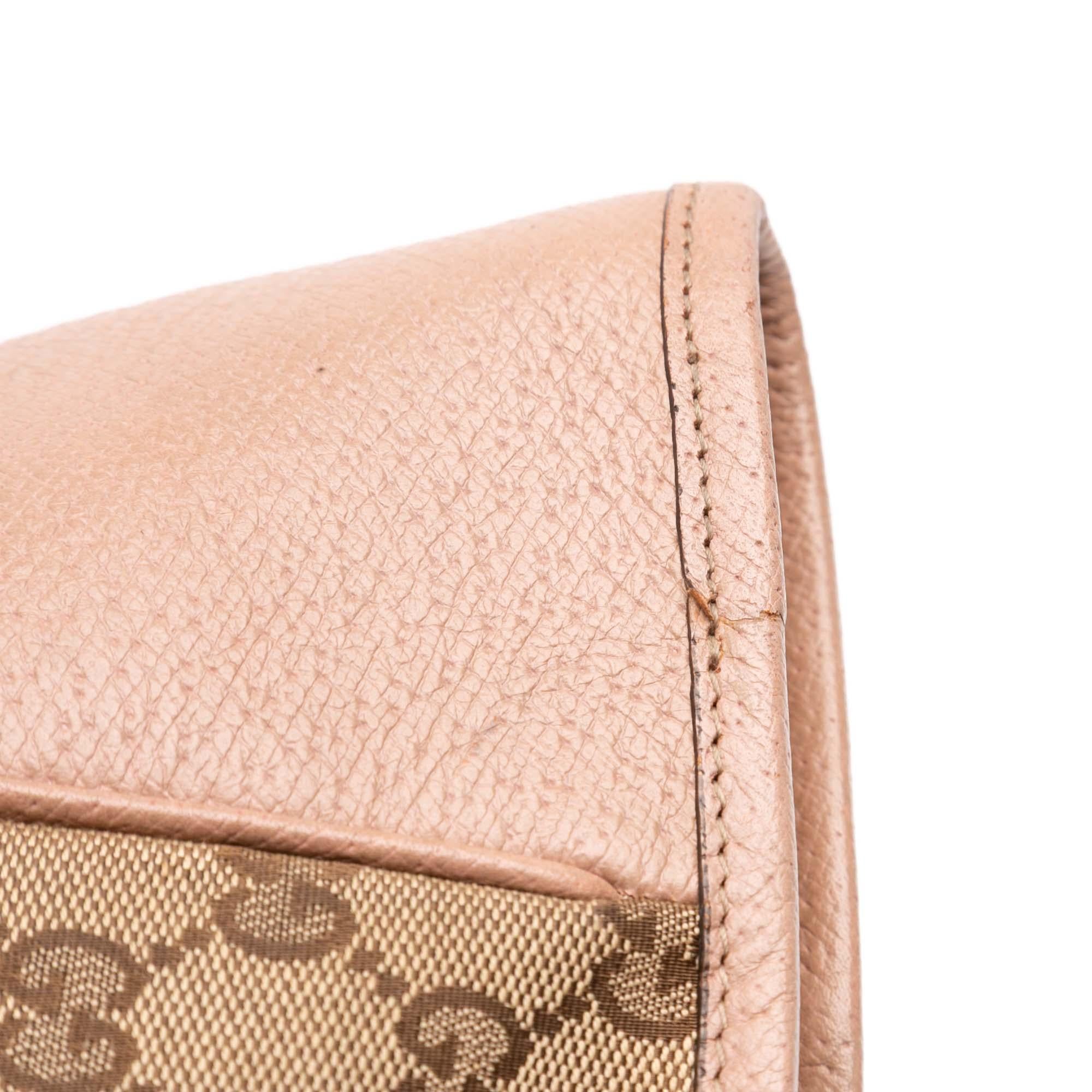 Gucci GG Canvas and Leather Bree Tote