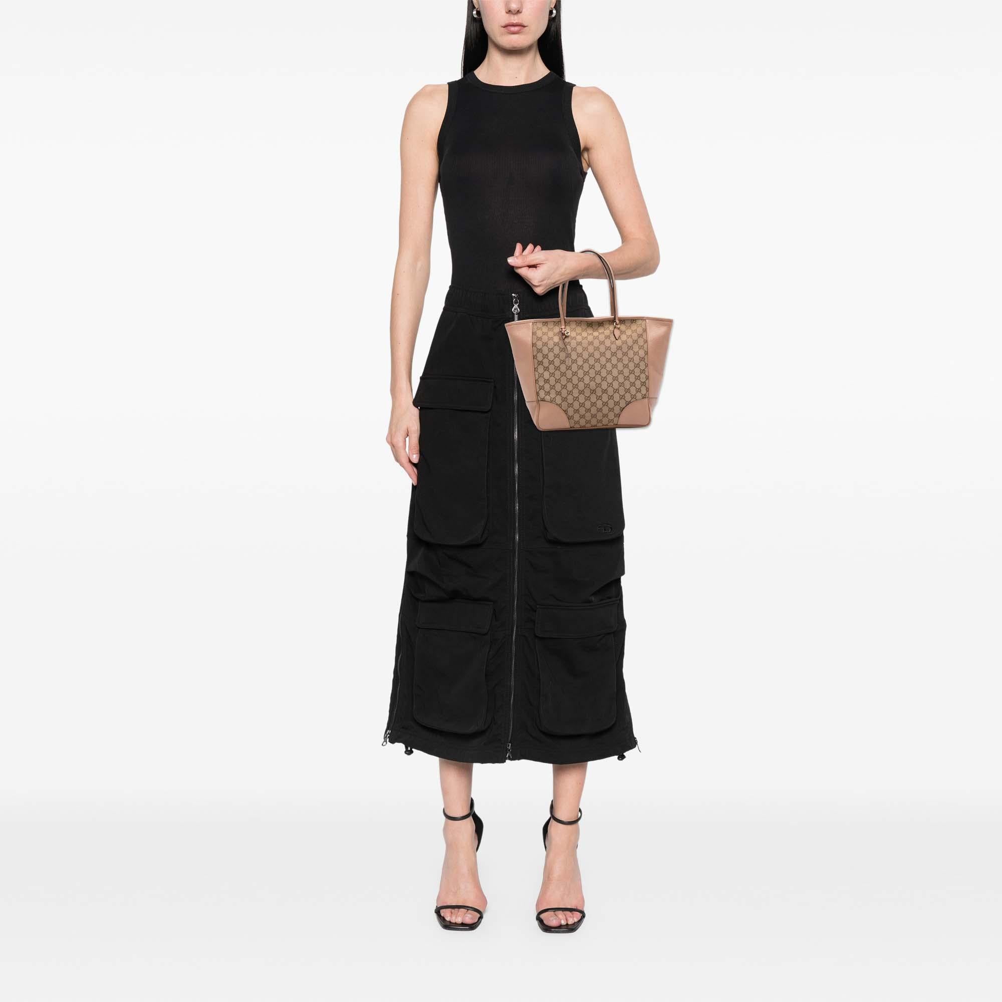 Gucci GG Canvas and Leather Bree Tote