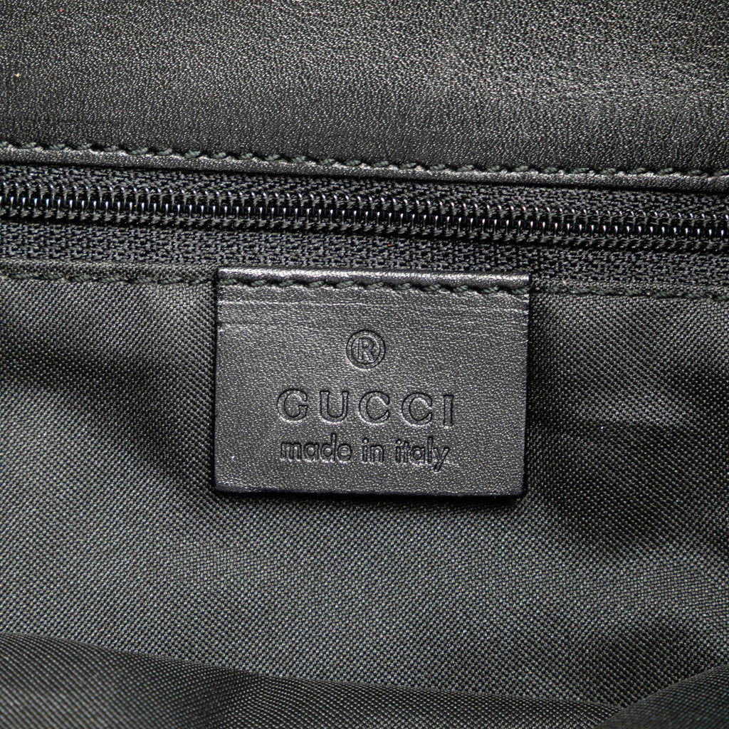 Gucci GG Canvas and Leather Shoulder Bag