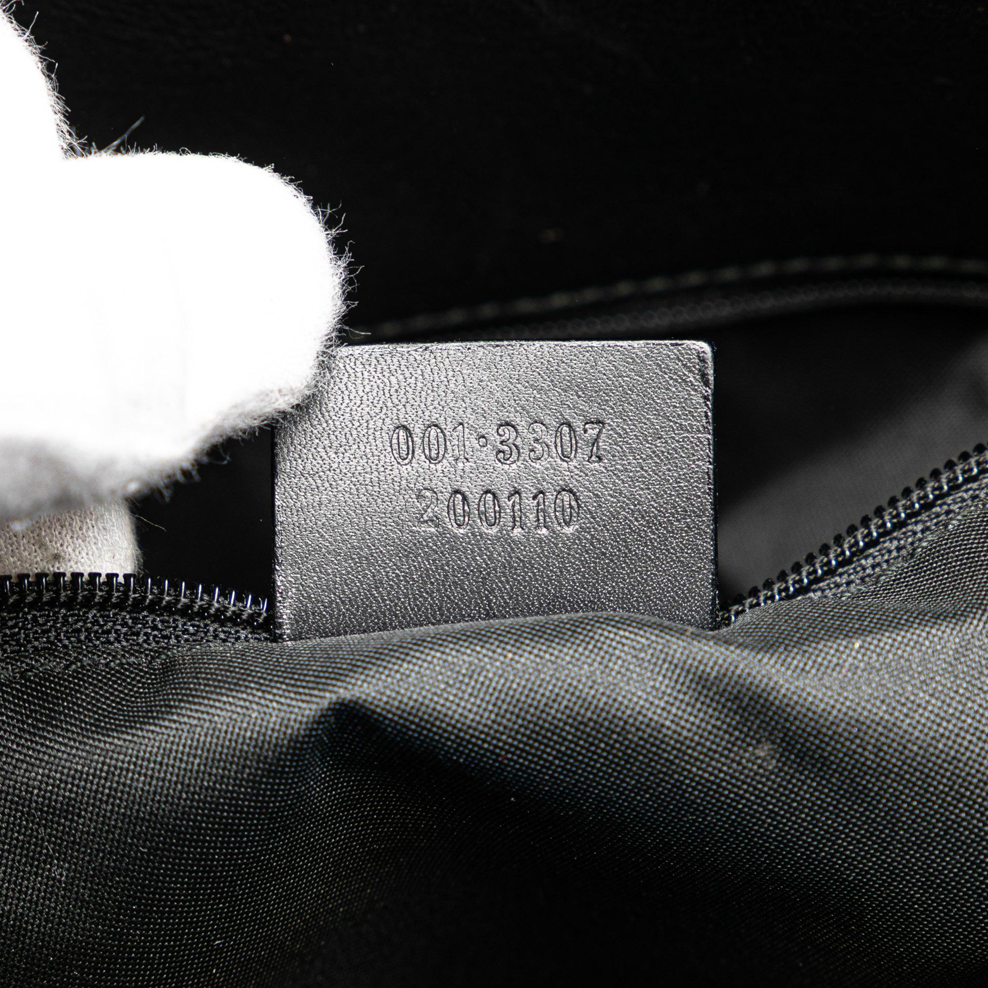 Gucci GG Canvas and Leather Shoulder Bag