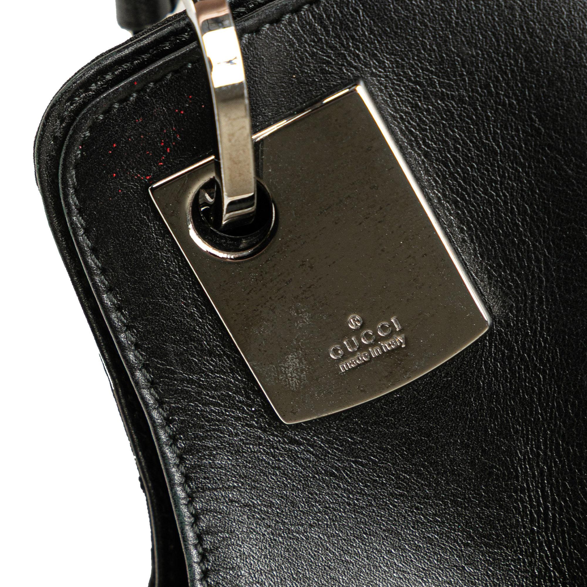 Gucci GG Canvas and Leather Shoulder Bag