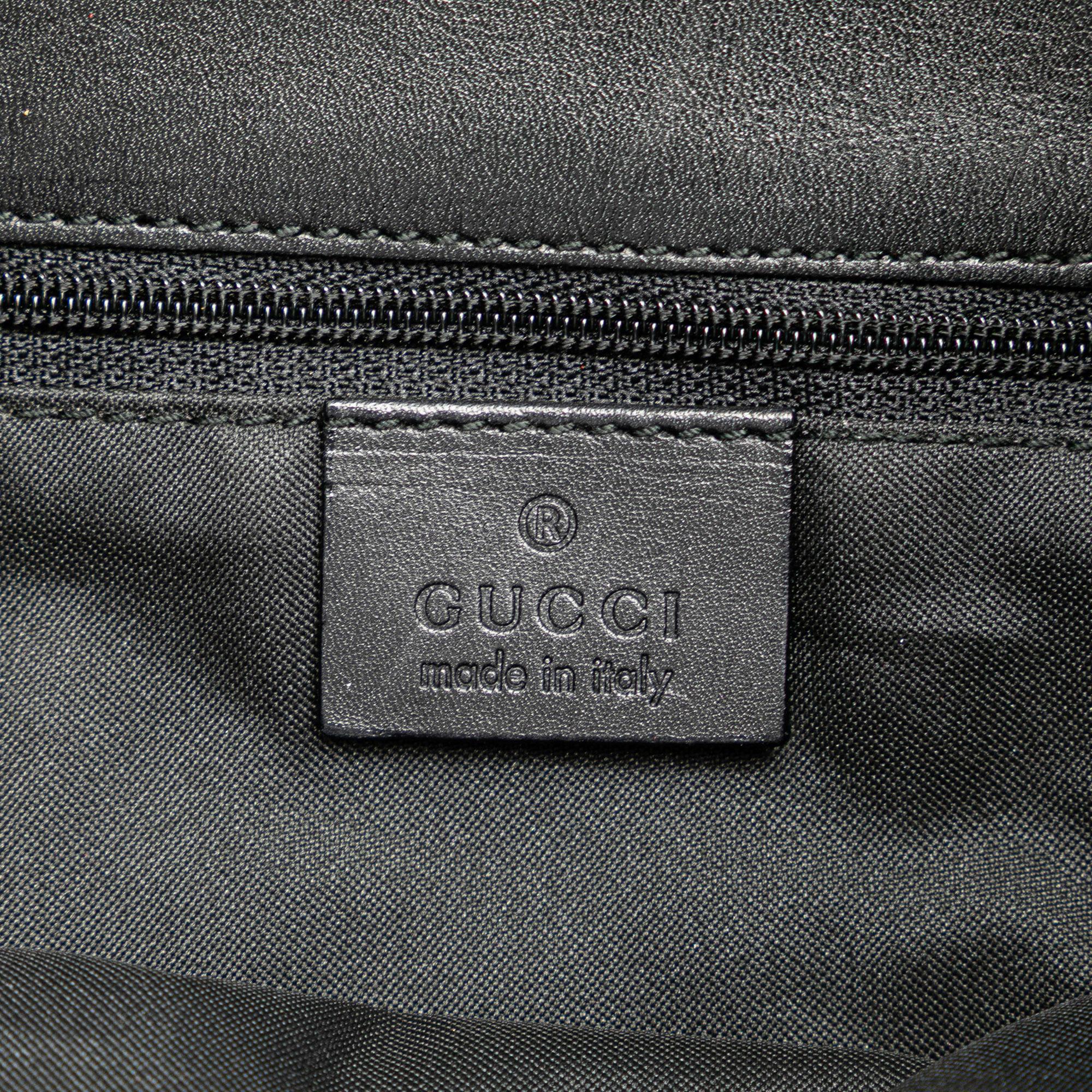 Gucci GG Canvas and Leather Shoulder Bag