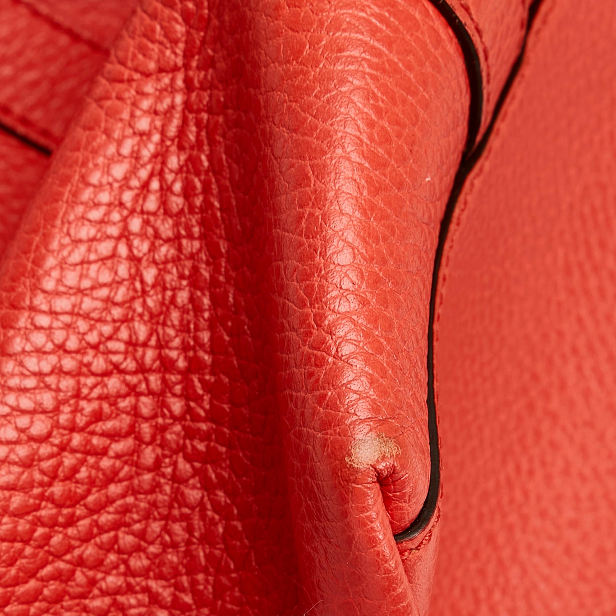 Gucci GG Charm Dome Leather Handbag (SHG-jqBZuV)