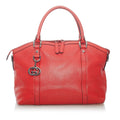 Gucci GG Charm Dome Leather Handbag (SHG-mm3N7y)