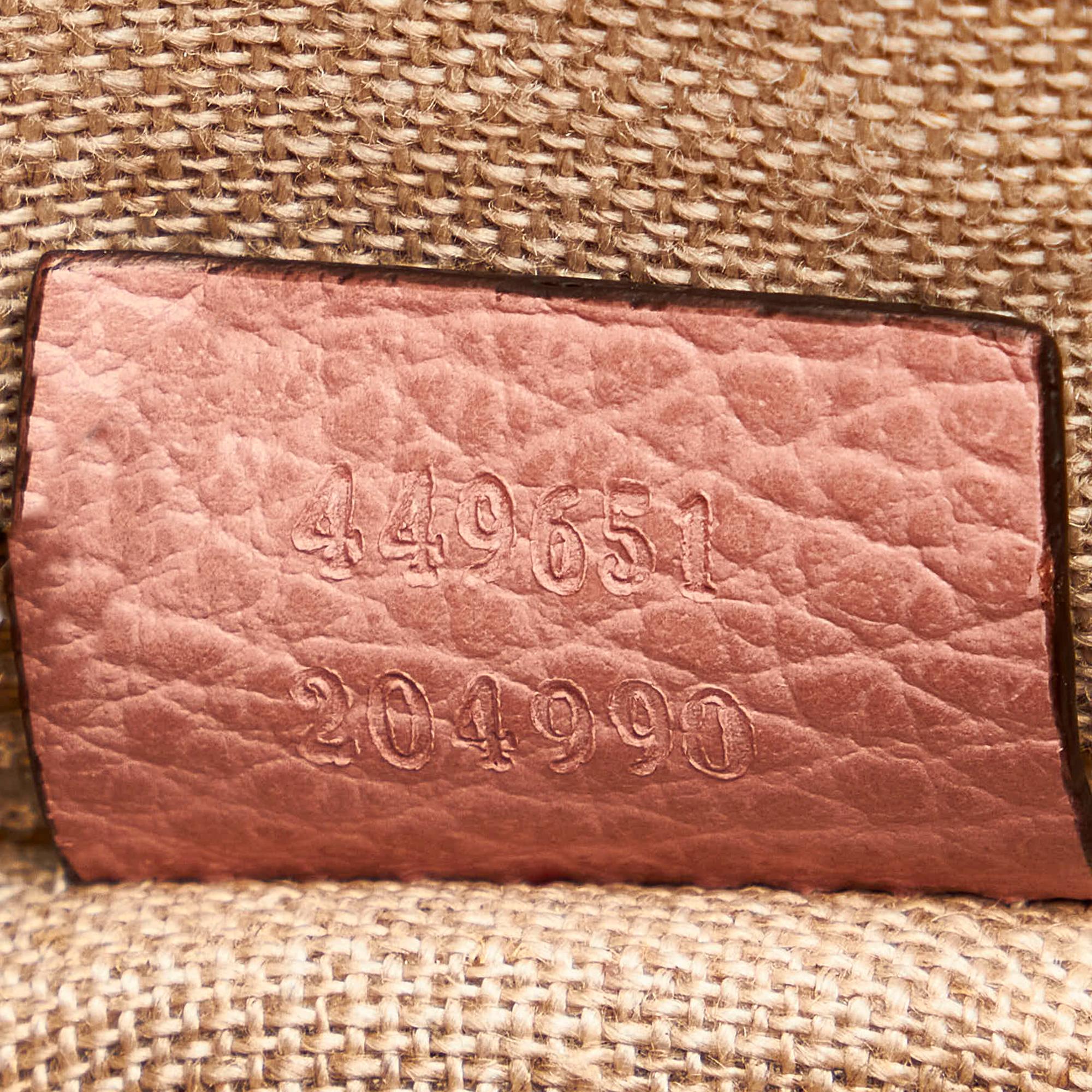 Gucci Gucci Charm Dome Leather Satchel (SHG-29691)