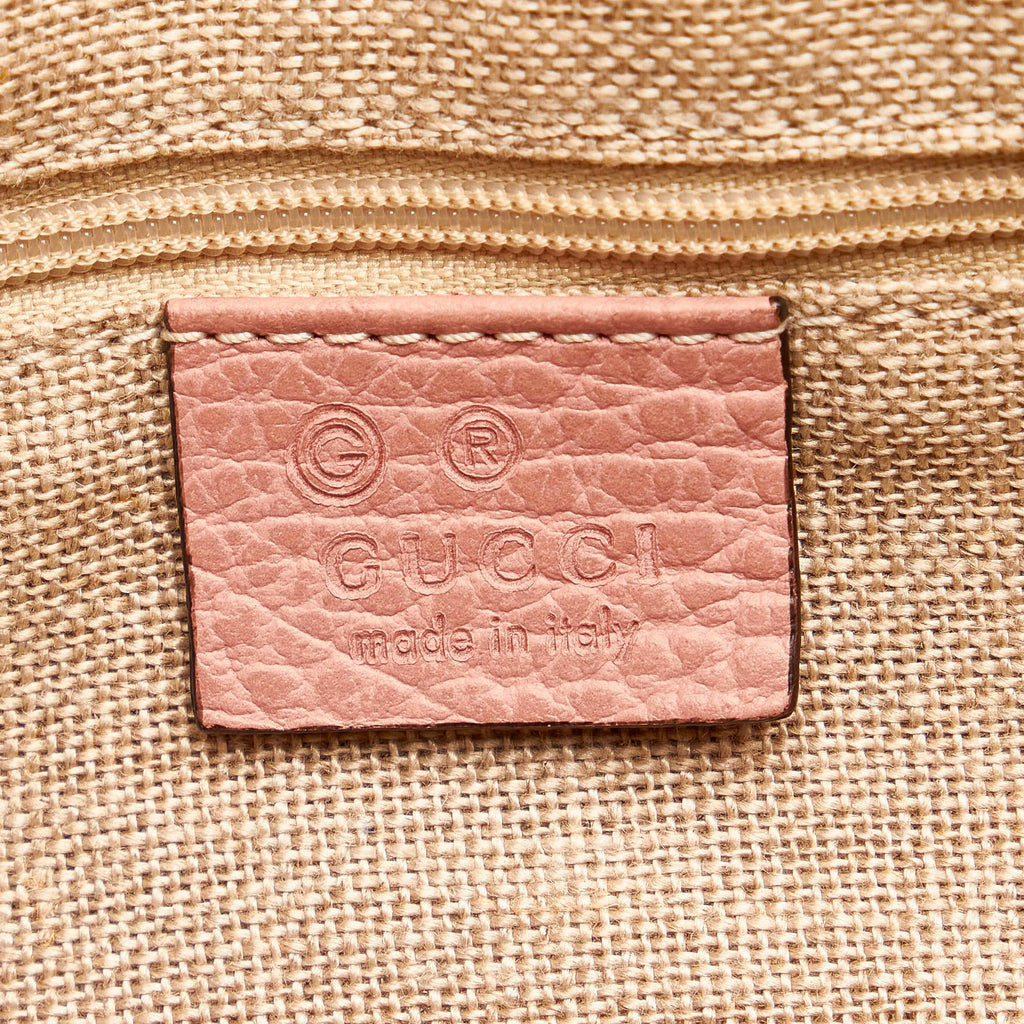 Gucci Gucci Charm Dome Leather Satchel (SHG-29691)