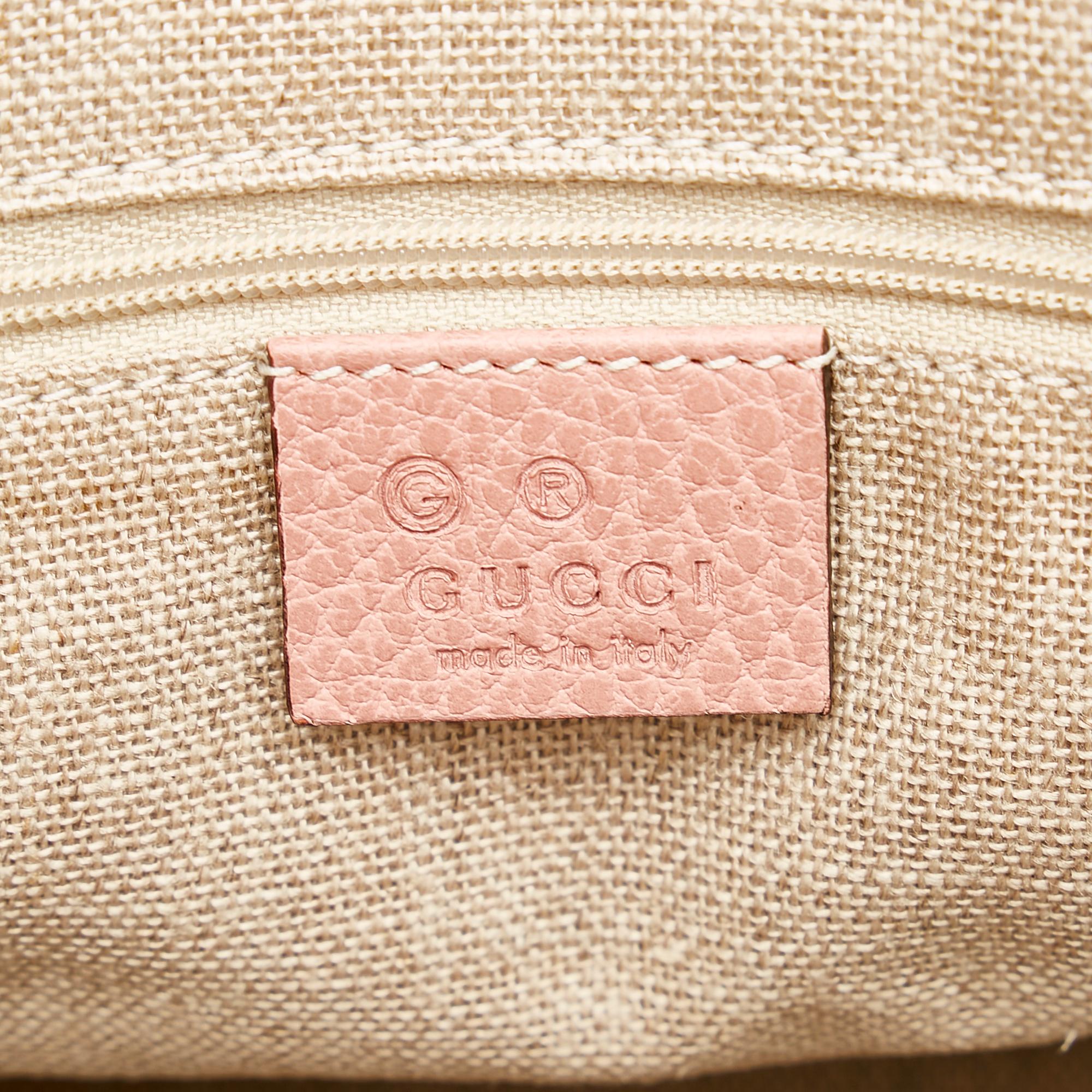 Gucci Gucci Charm Dome Leather Satchel (SHG-32882)