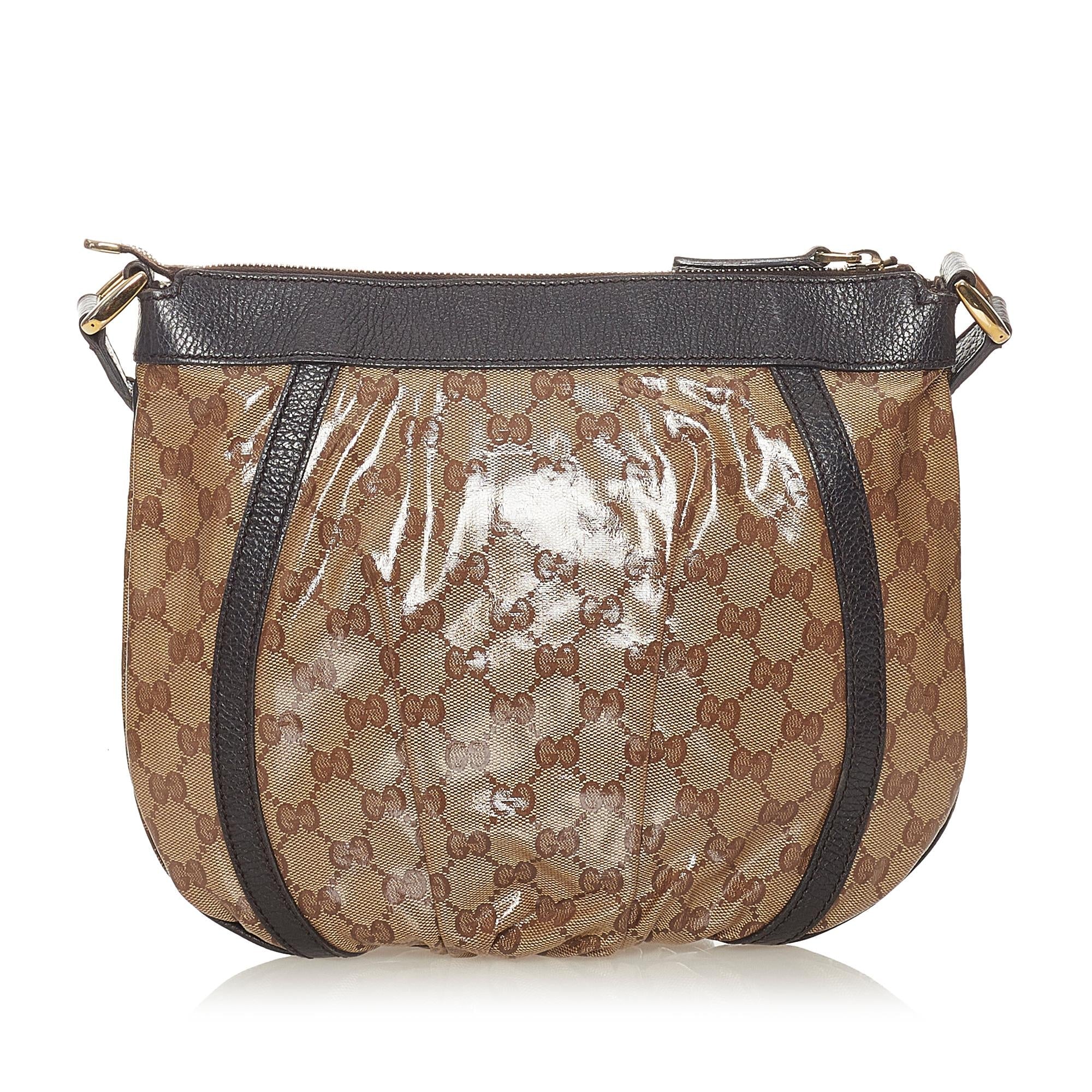 Gucci Gucci Crystal Abbey D-Ring Crossbody Bag (SHG-27543)