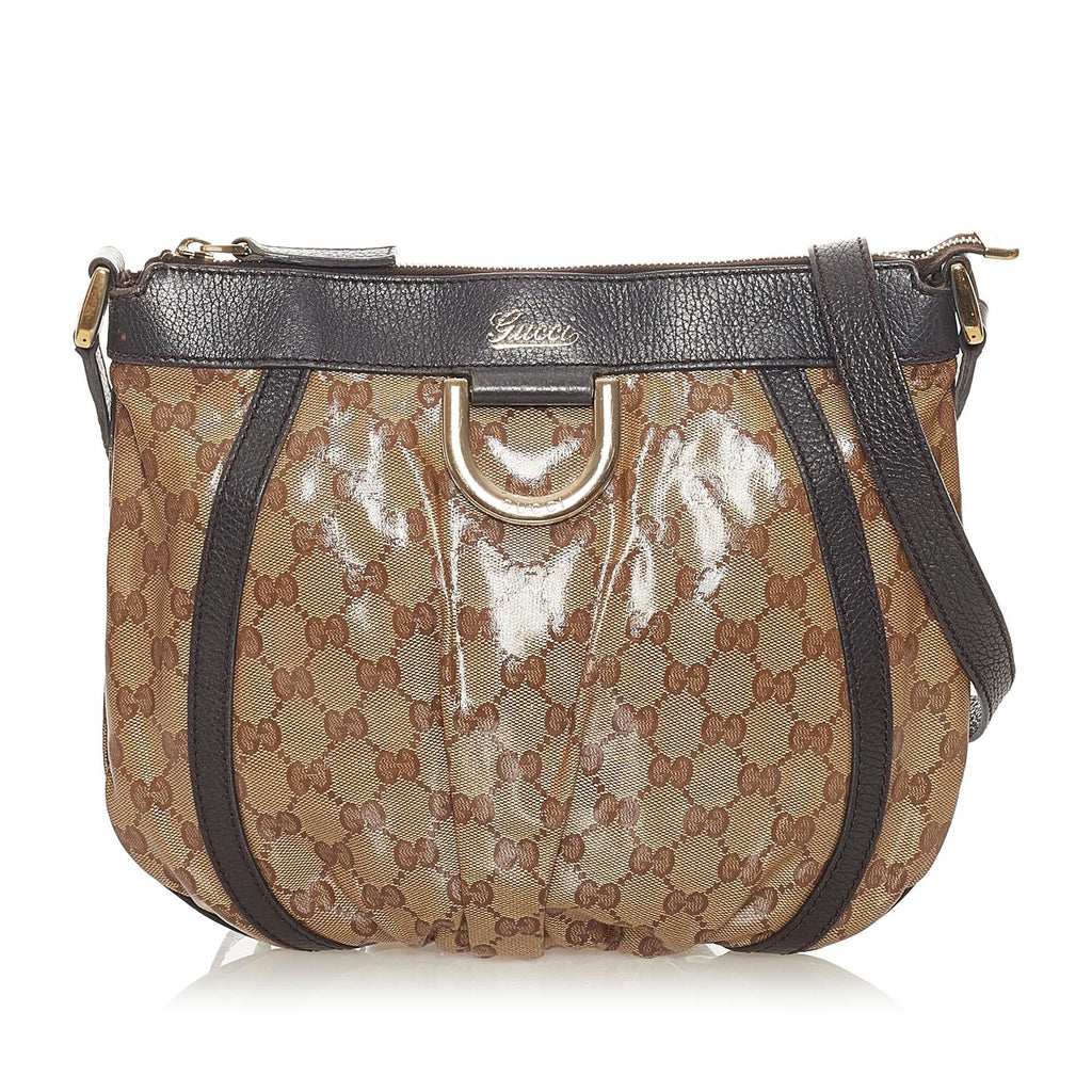 Gucci Gucci Crystal Abbey D-Ring Crossbody Bag (SHG-27543)