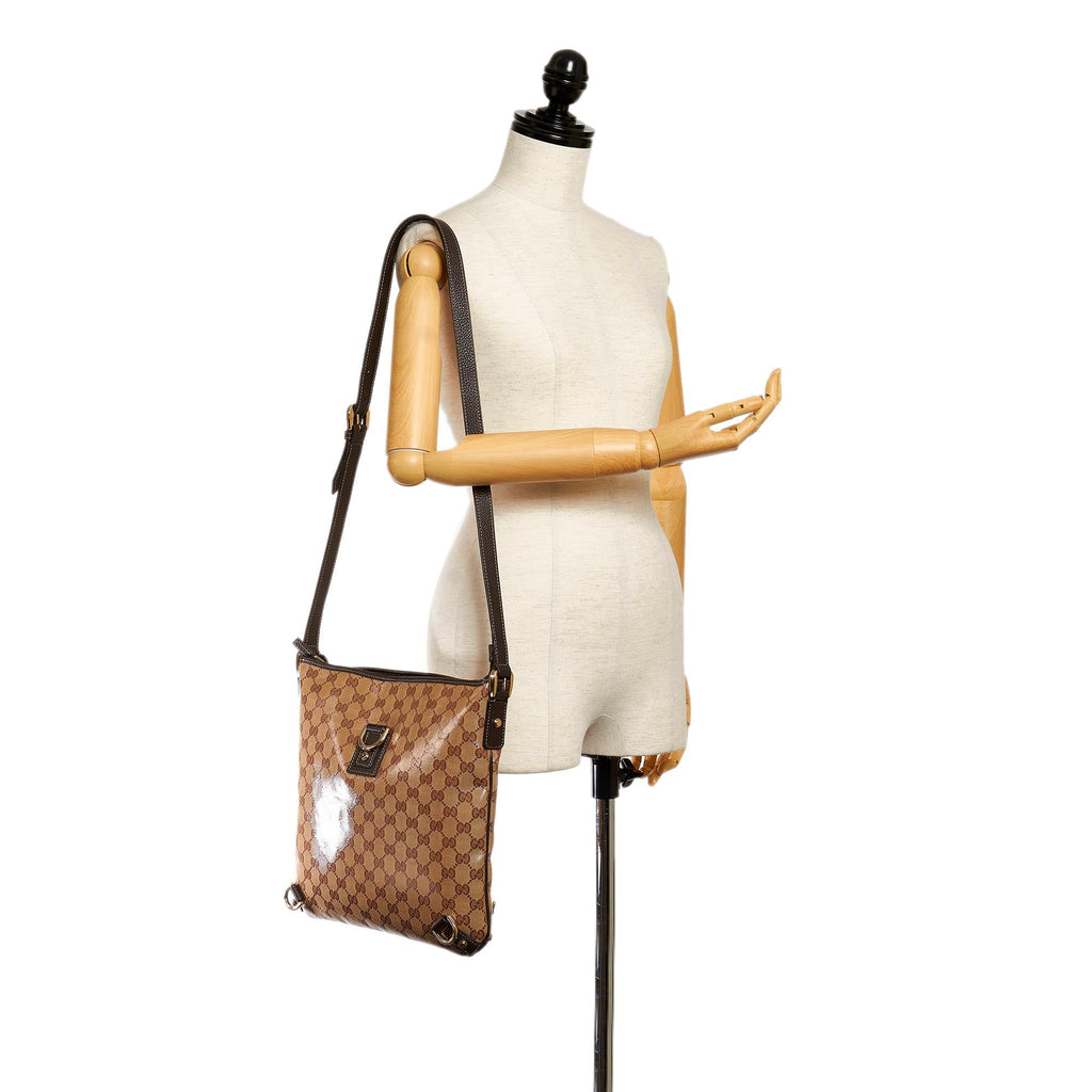 Gucci Gucci Crystal Abbey D-Ring Crossbody Bag (SHG-28681)