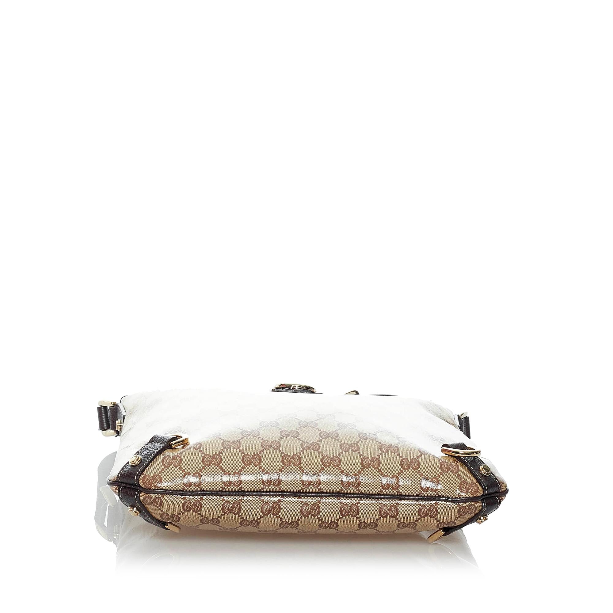 Gucci Gucci Crystal Abbey D-Ring Crossbody Bag (SHG-30153)