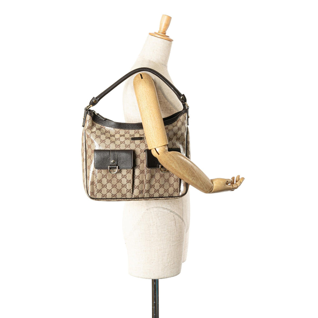 Gucci GG Crystal Abbey D Ring Handbag