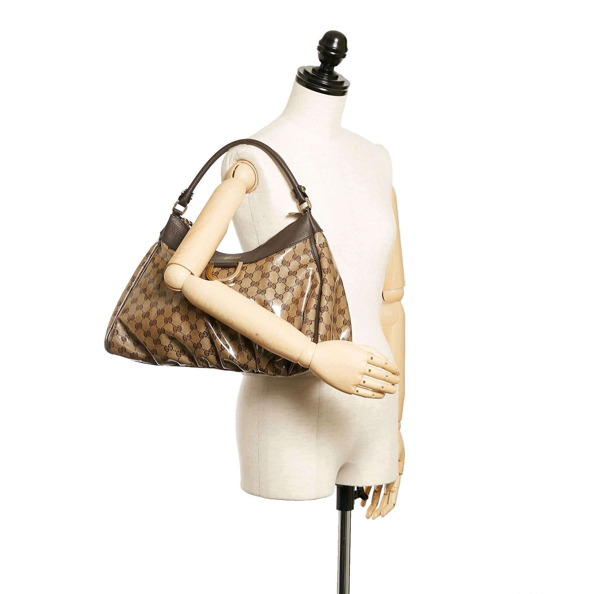 Gucci Gucci Crystal Abbey D-Ring Shoulder Bag (SHG-27345)