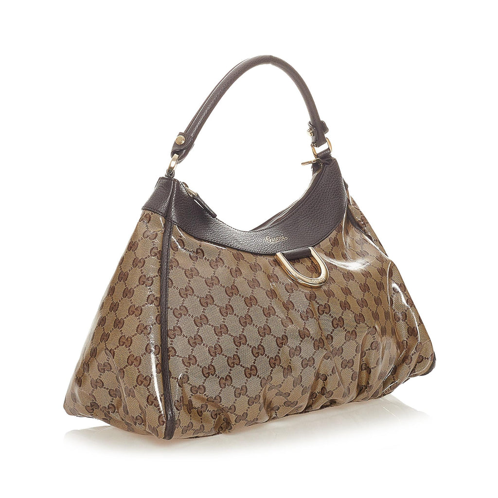Gucci Gucci Crystal Abbey D-Ring Shoulder Bag (SHG-27345)