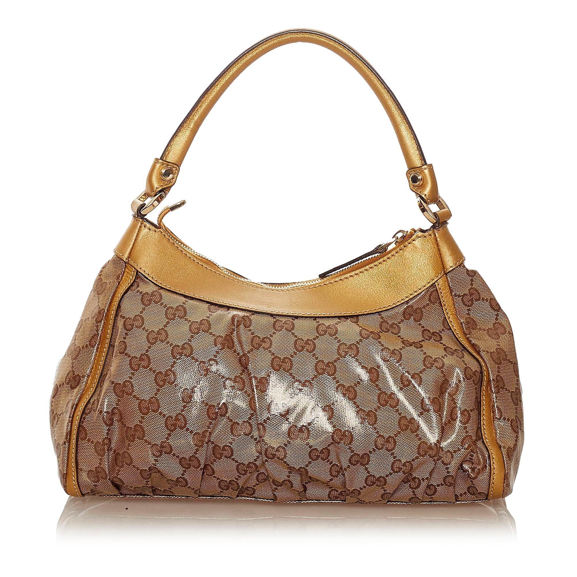 Gucci Gucci Crystal Abbey D-Ring Shoulder Bag (SHG-28157)