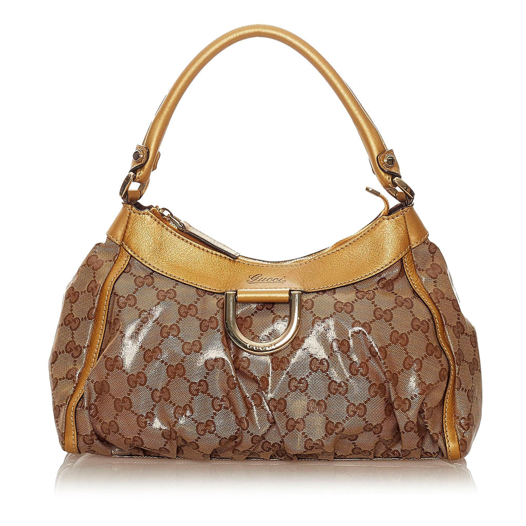 Gucci Gucci Crystal Abbey D-Ring Shoulder Bag (SHG-28157)