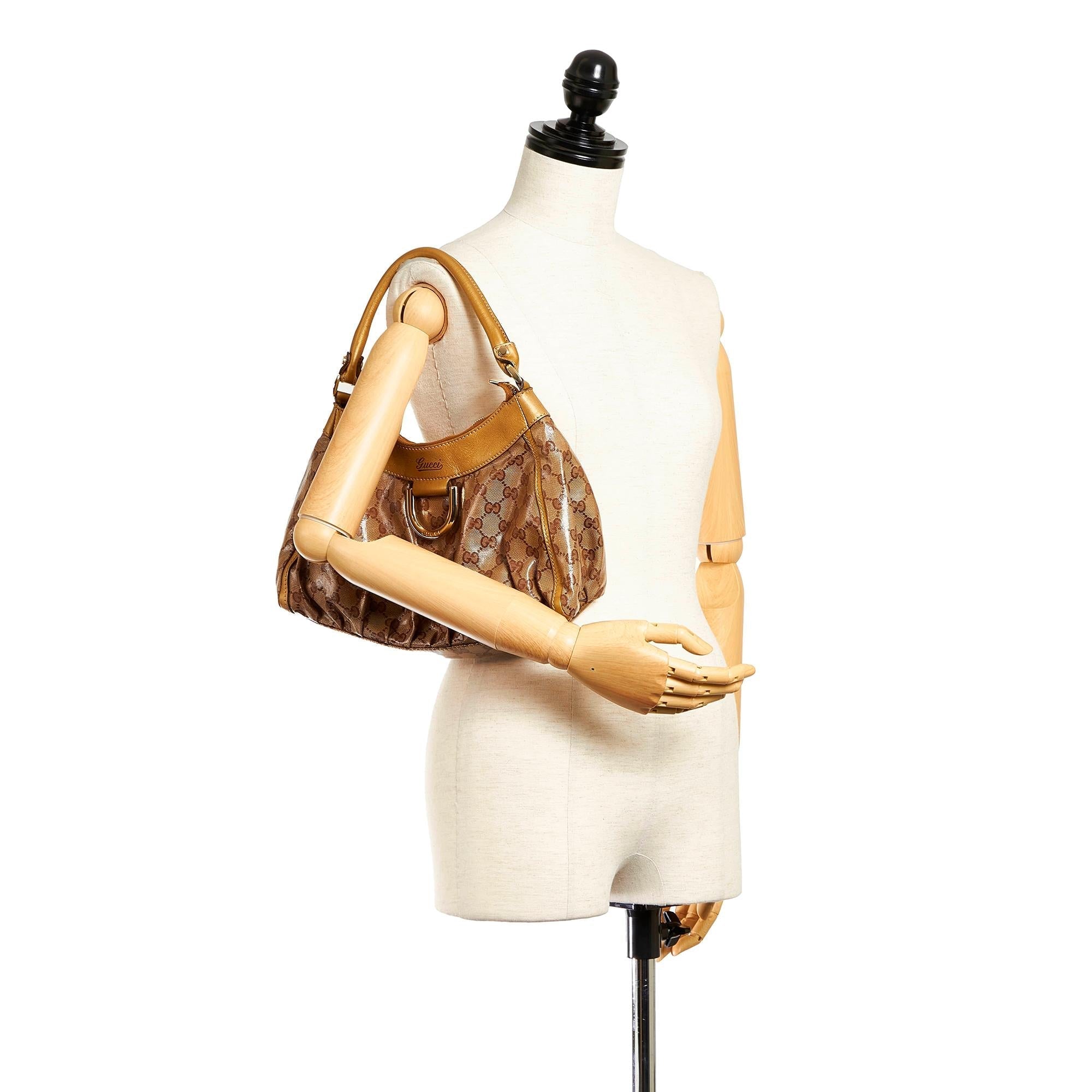 Gucci Gucci Crystal Abbey D-Ring Shoulder Bag (SHG-28157)