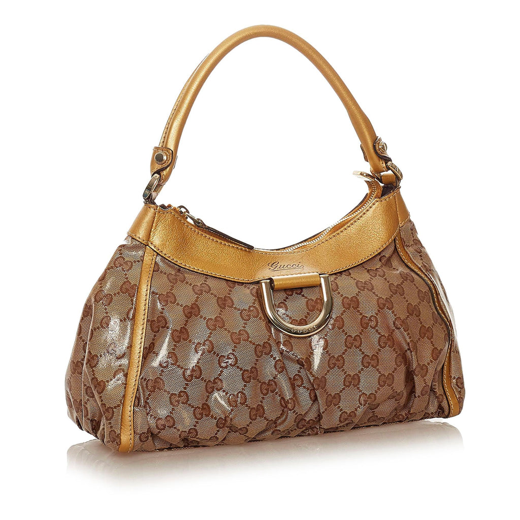 Gucci Gucci Crystal Abbey D-Ring Shoulder Bag (SHG-28157)