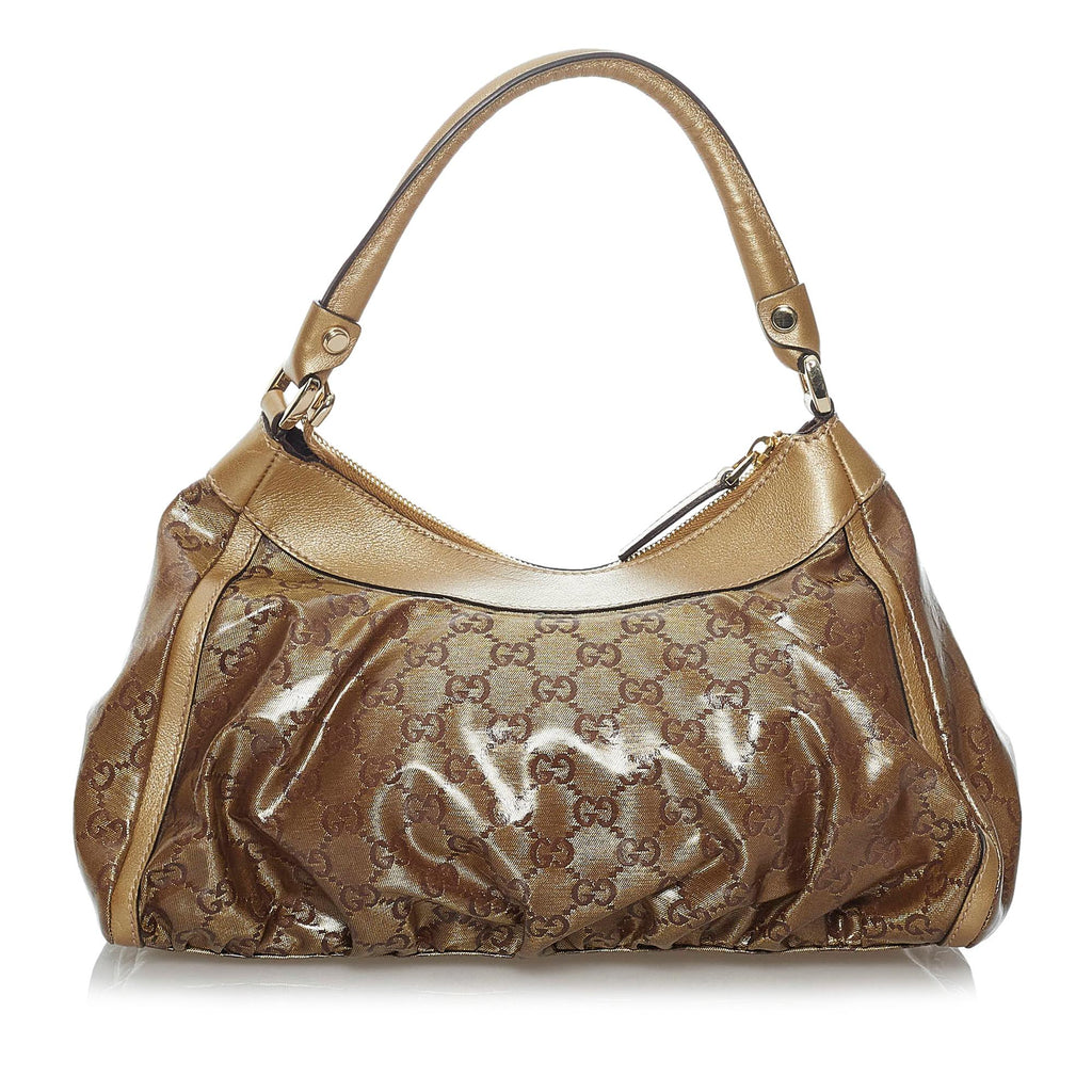 Gucci Gucci Crystal Abbey D-Ring Shoulder Bag (SHG-29525)