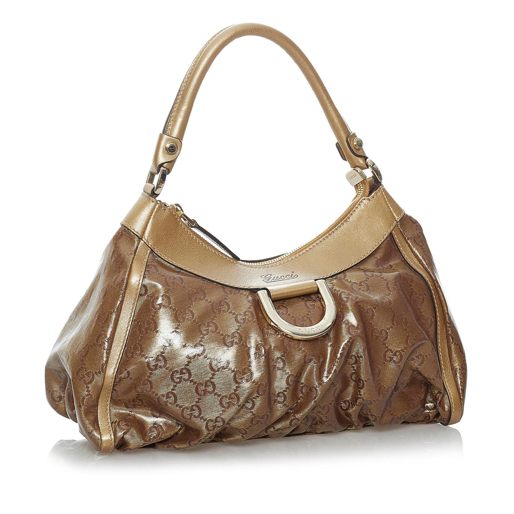 Gucci Gucci Crystal Abbey D-Ring Shoulder Bag (SHG-29525)