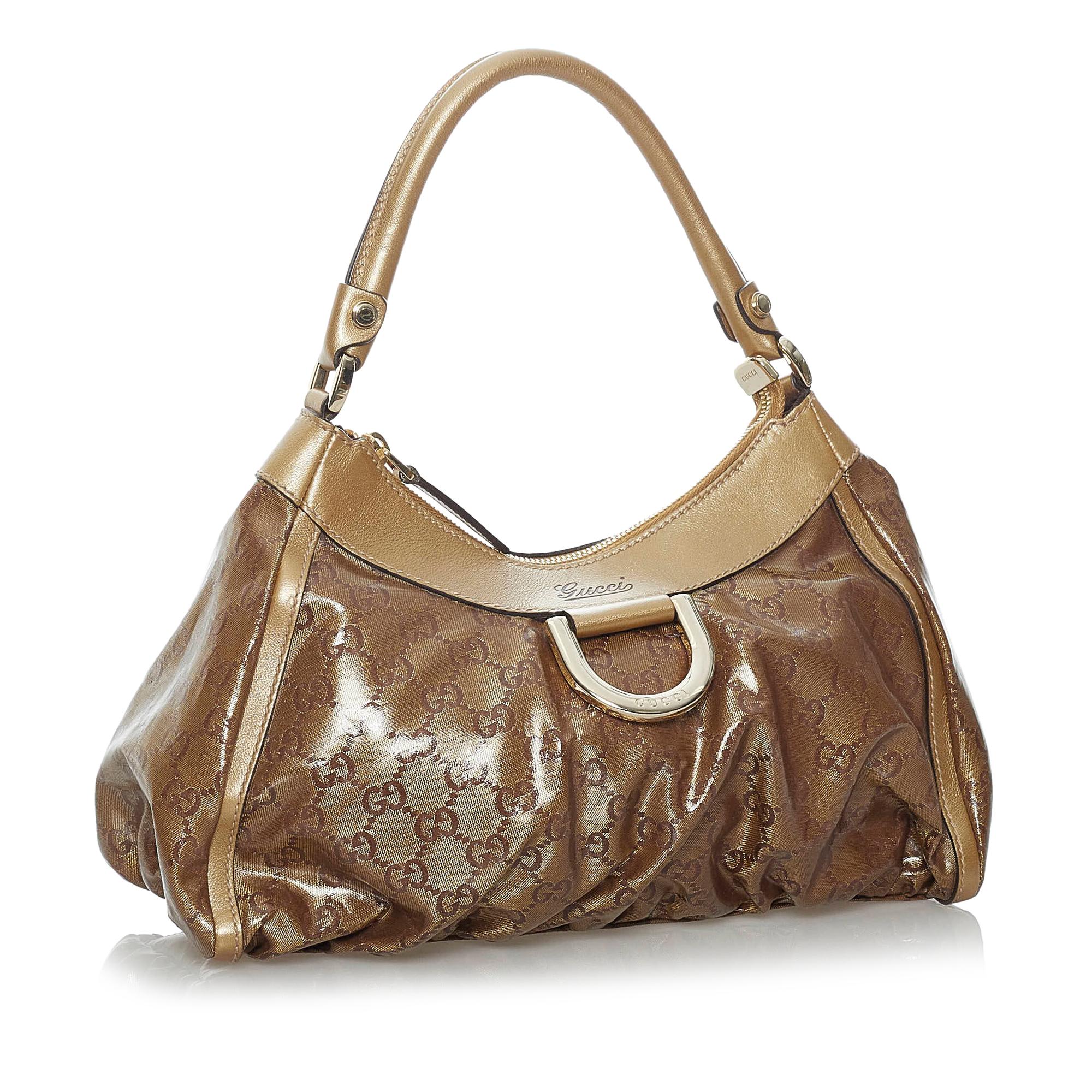 Gucci Gucci Crystal Abbey D-Ring Shoulder Bag (SHG-29525)