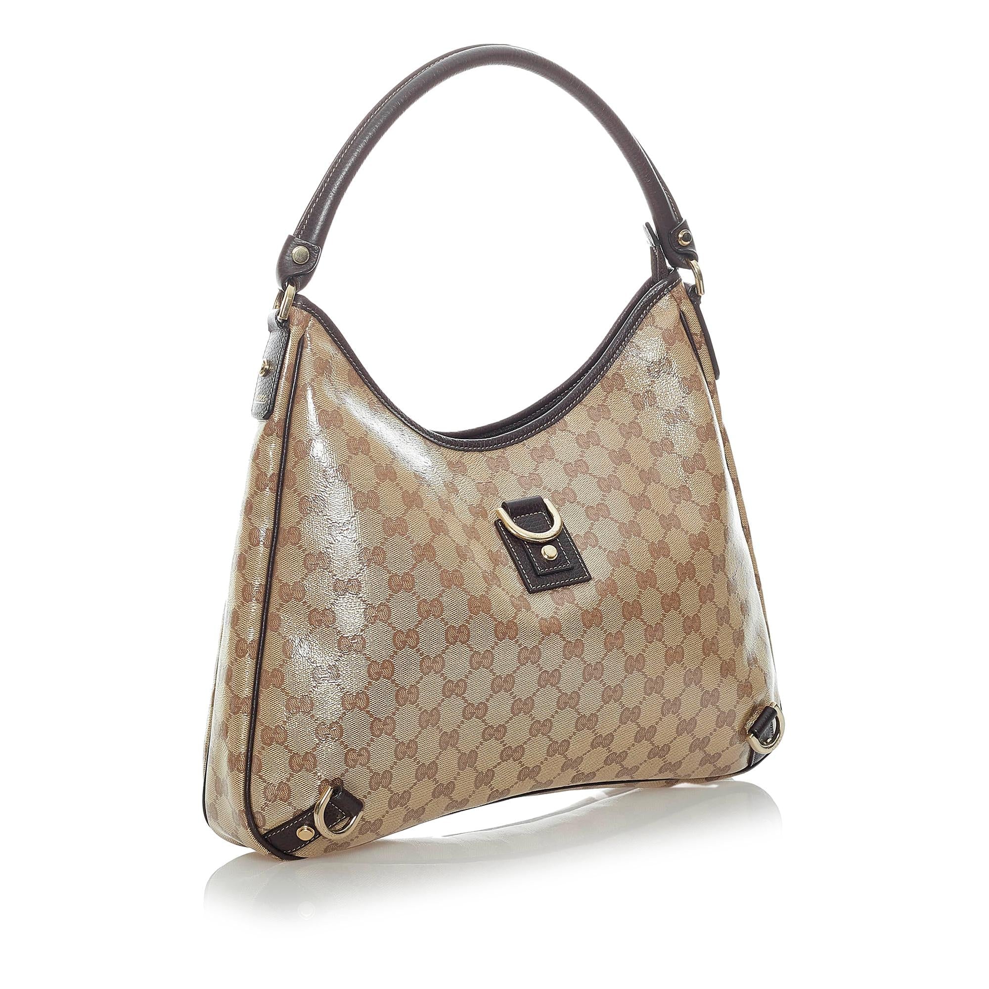 Gucci Gucci Crystal Abbey D Ring Shoulder Bag (SHG-32112)