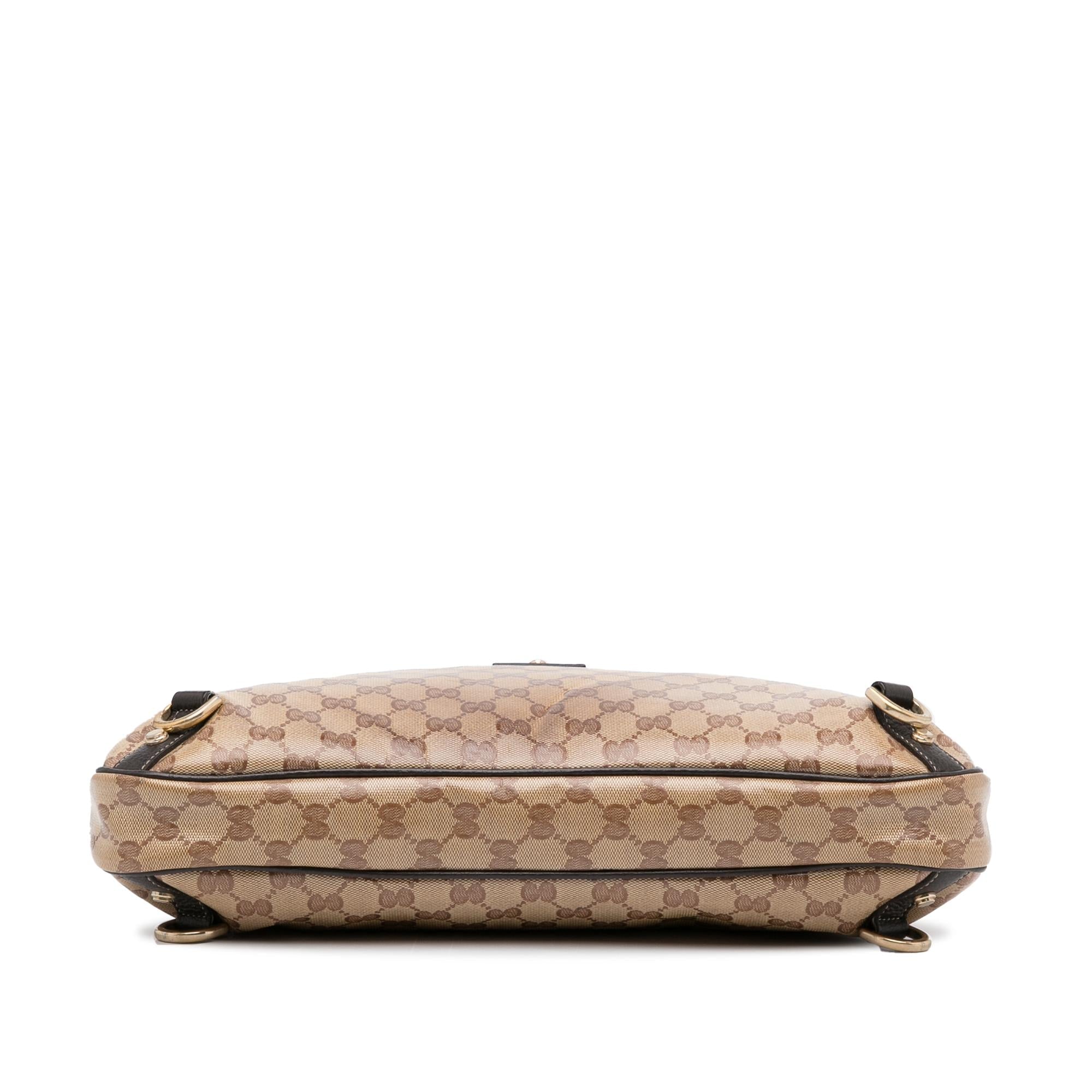 Gucci GG Crystal Abbey D-Ring Shoulder Bag (SHG-OyA3NC)