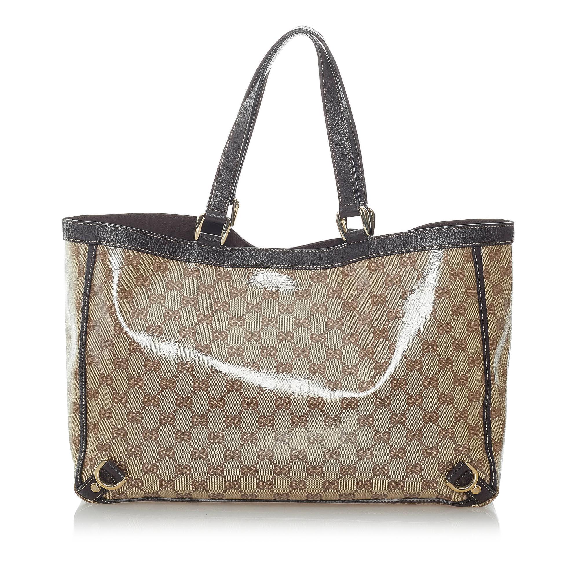 Gucci GG Crystal Abbey D-Ring Tote Bag (SHG-32745)