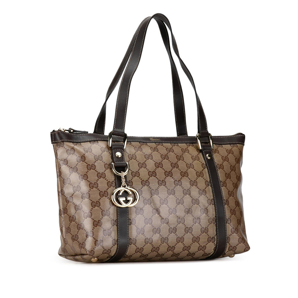 Gucci GG Crystal Abbey D Ring Tote (SHG-boT90S)