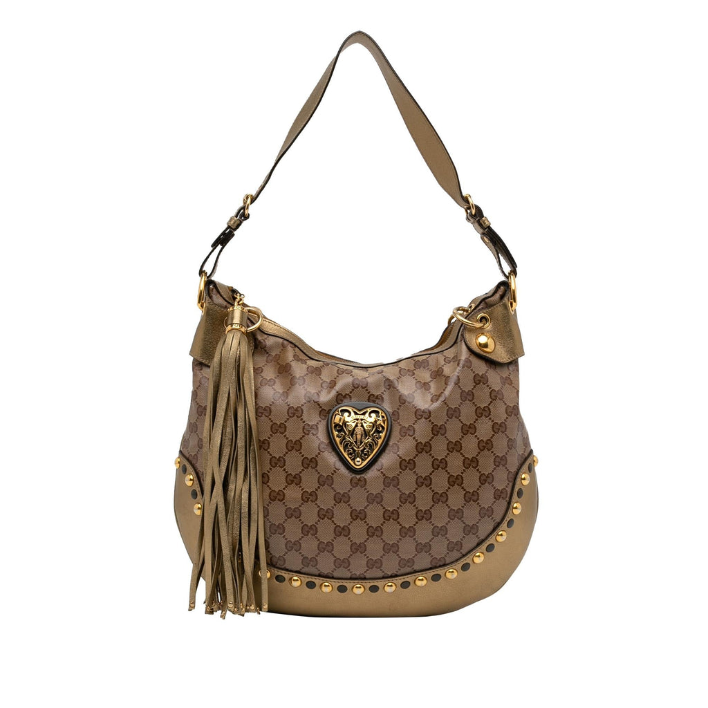 Gucci GG Crystal Babouska Heart (SHG-cylFYH)