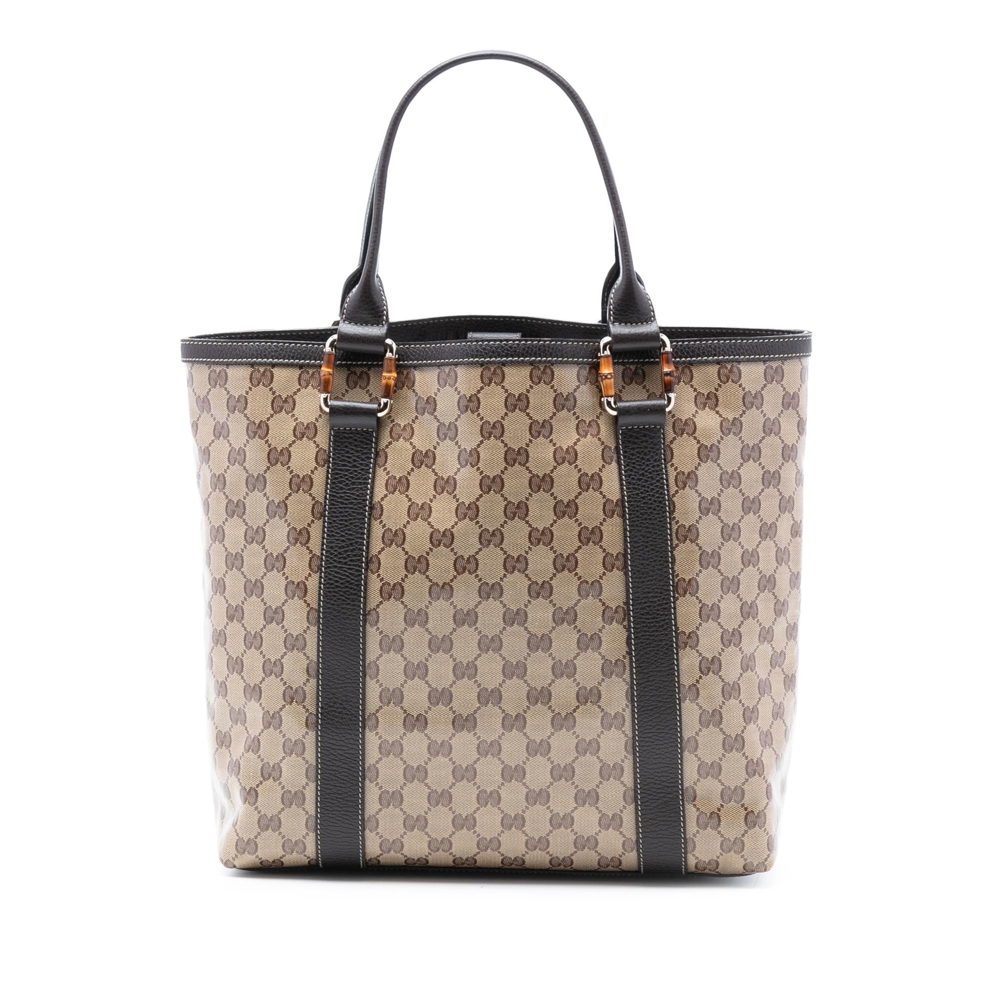 Gucci GG Crystal Bamboo Shopper Tote