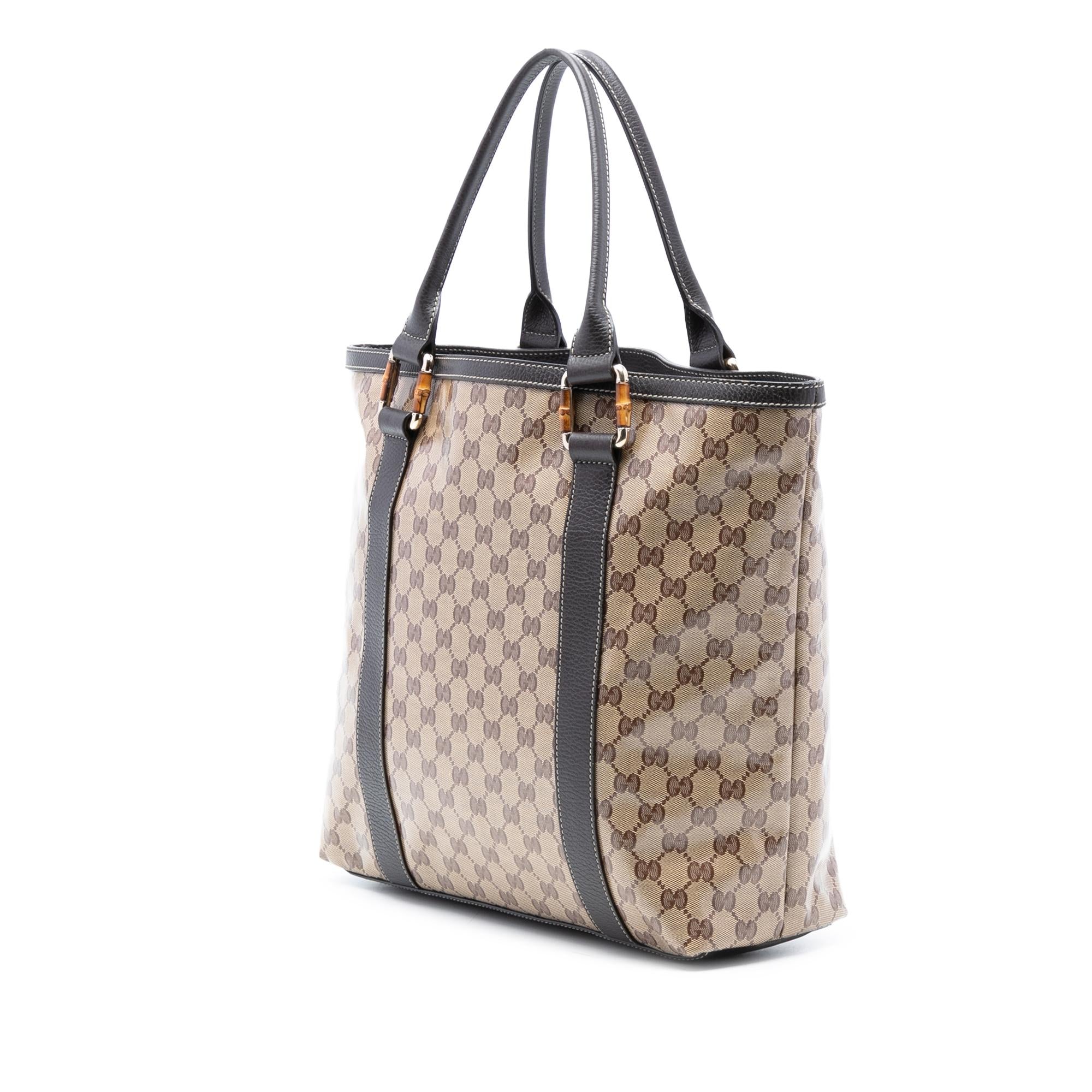 Gucci GG Crystal Bamboo Shopper Tote