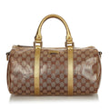 Gucci GG Crystal Boston Bag (SHG-24515)