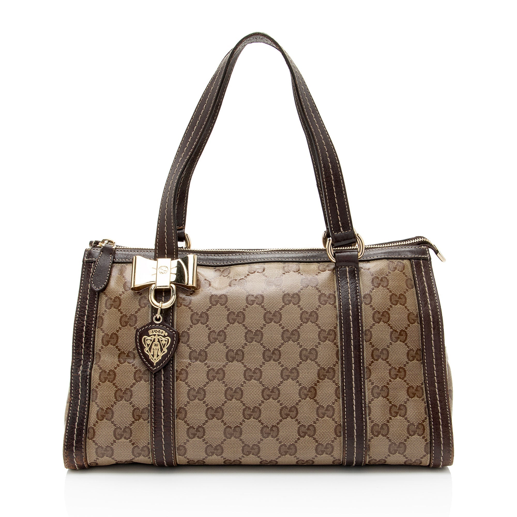 Gucci GG Crystal Duchessa Boston Bag (SHF-011vqr)