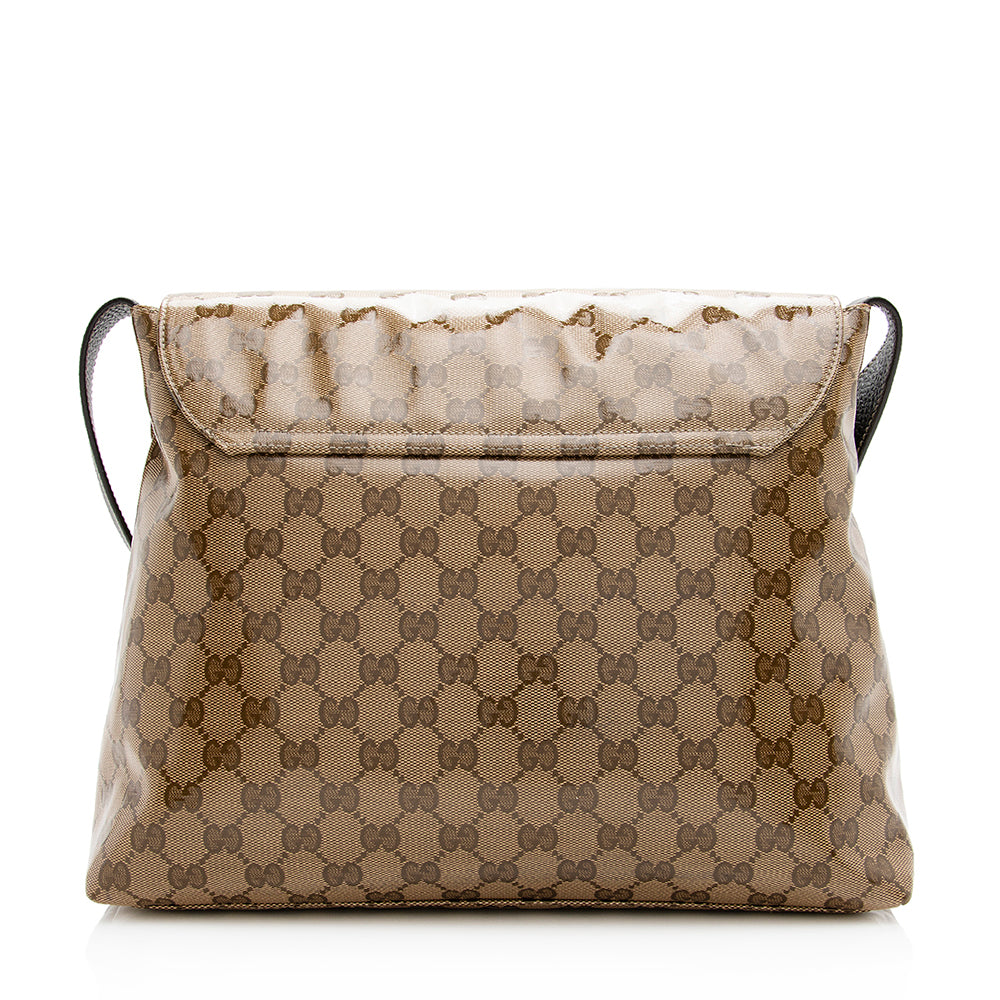 Gucci Gucci Crystal Large Messenger Bag (SHF-20130)