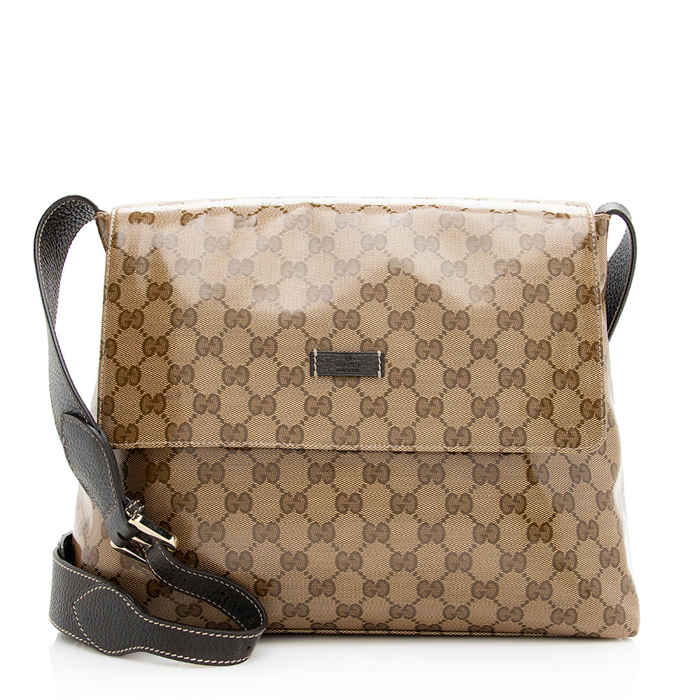 Gucci Gucci Crystal Large Messenger Bag (SHF-20130)
