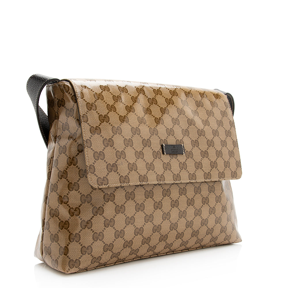 Gucci Gucci Crystal Large Messenger Bag (SHF-20130)