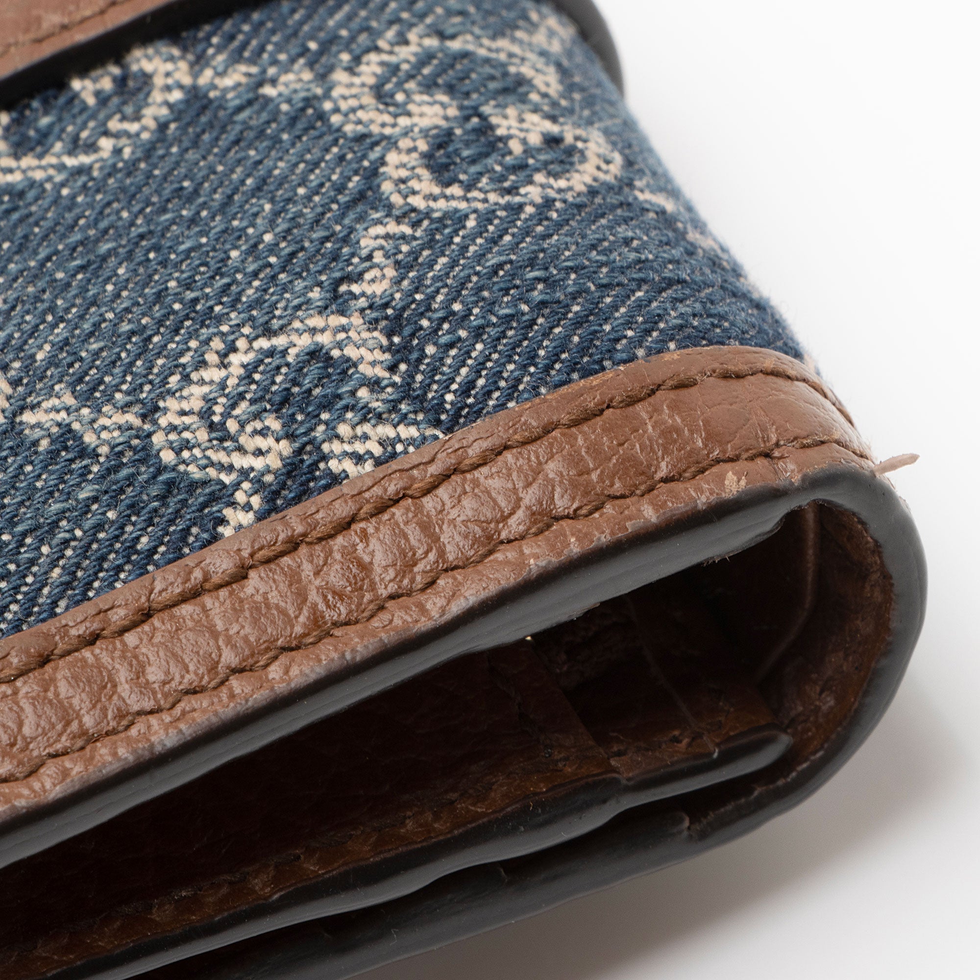 Gucci GG Denim Jackie 1961 Card Case (SHF-iZQjy3)