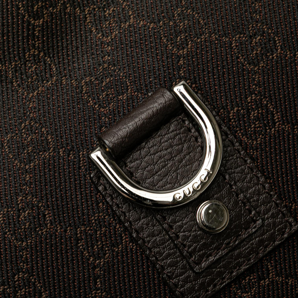 Gucci GG Denim Abbey D Ring Crossbody