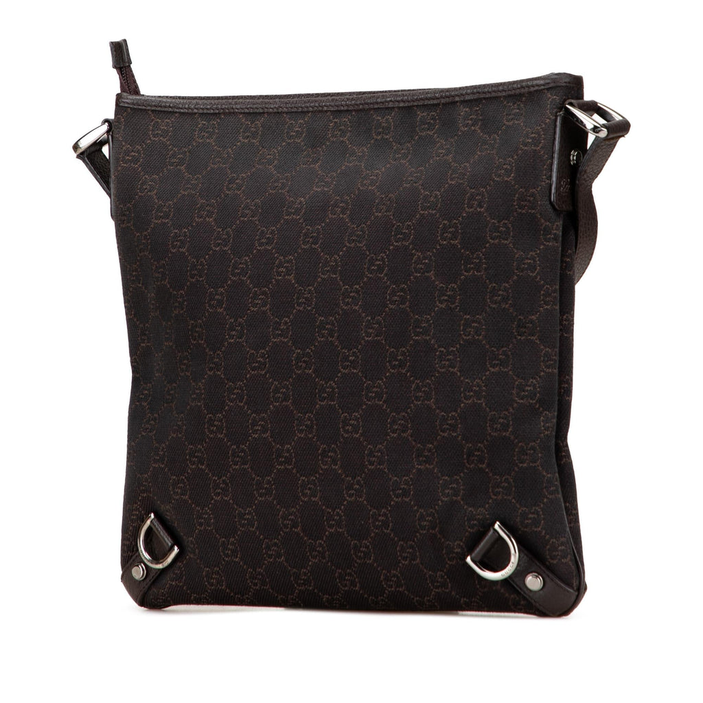 Gucci GG Denim Abbey D Ring Crossbody