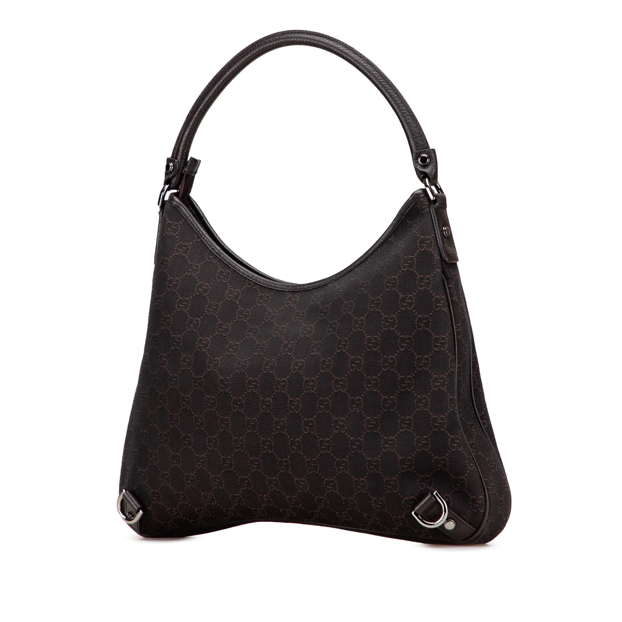 Gucci GG Denim Abbey D Ring Shoulder Bag