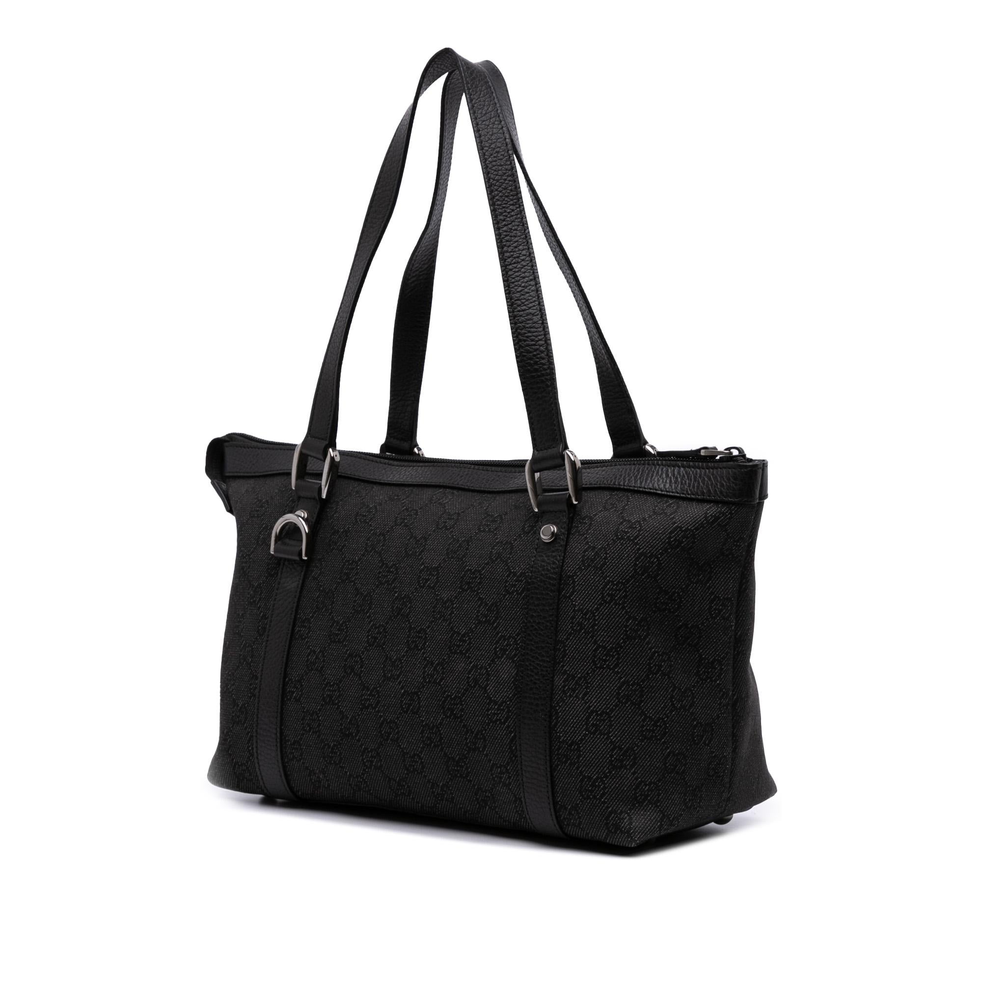 Gucci GG Denim Abbey D Ring Tote