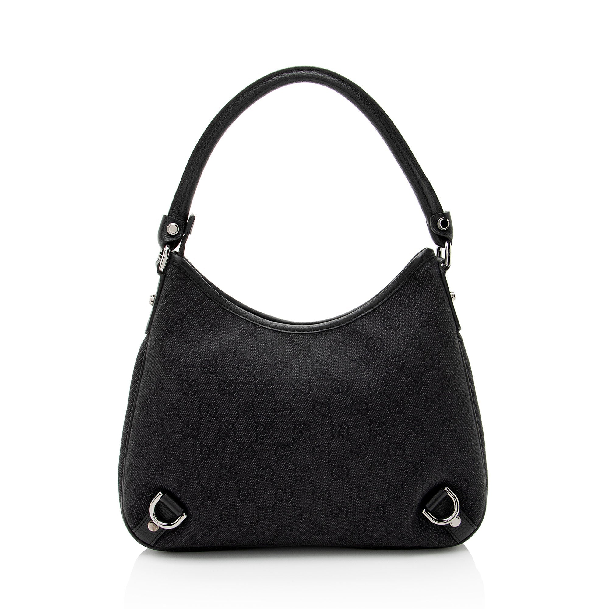 Gucci GG Denim Abbey Small Hobo