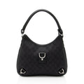 Gucci GG Denim Abbey Small Hobo