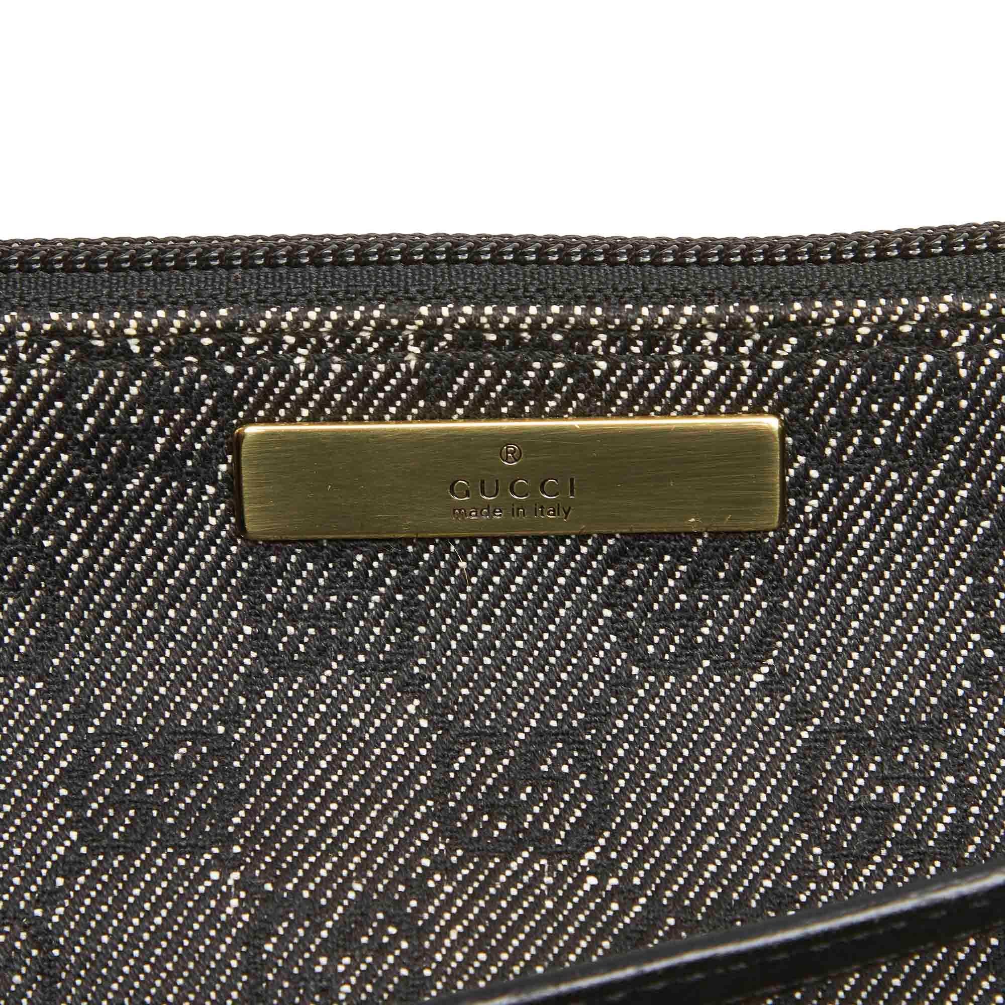 Gucci GG Denim Boat Baguette (SHG-22301)