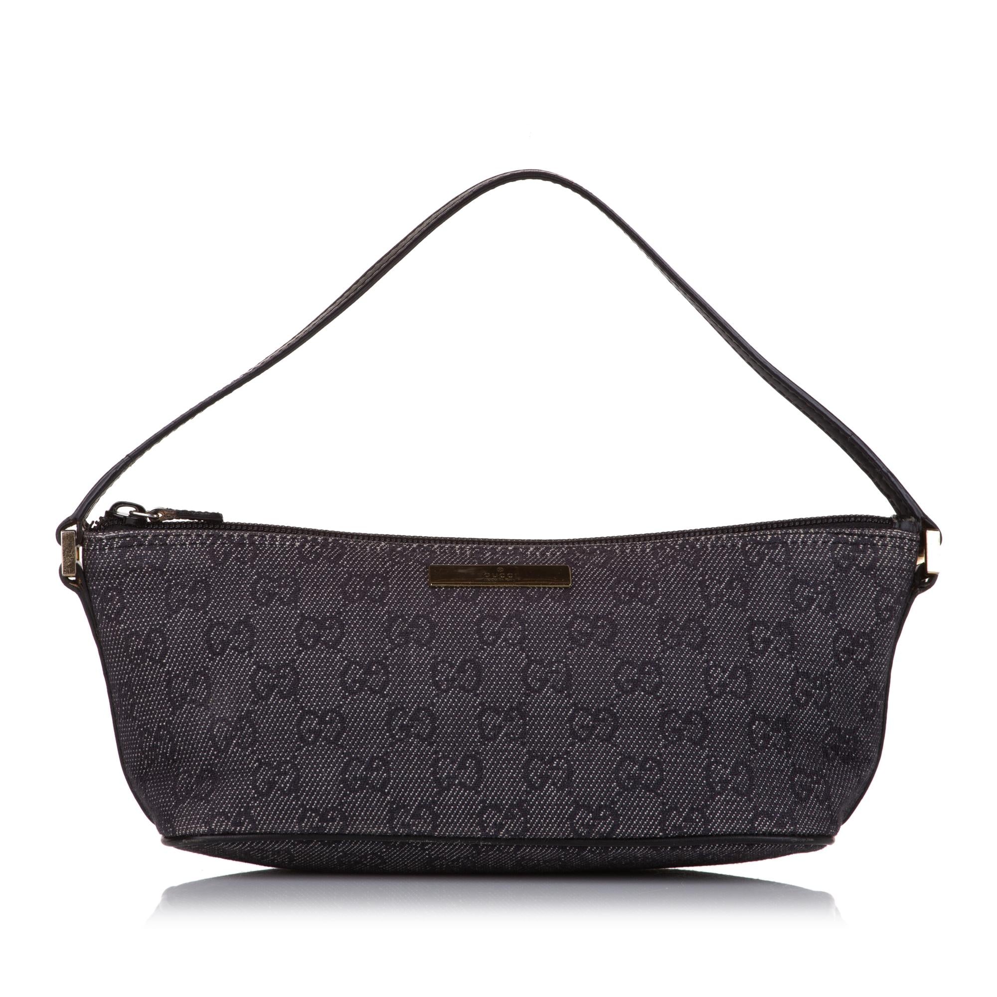 Gucci Gucci Denim Boat Baguette (SHG-33197)