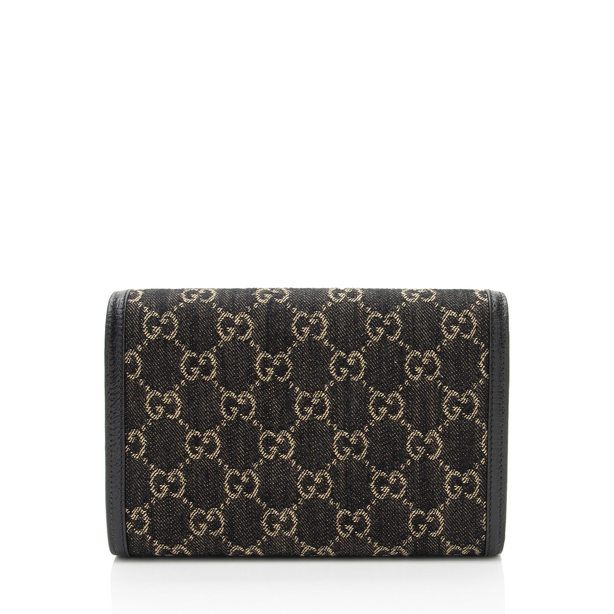Gucci GG Denim Dionysus Chain Wallet (SHF-Y4jnLT)
